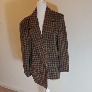Pendleton Classic Blazer with Houndstooth Pattern